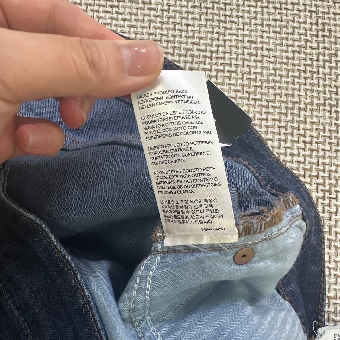 30 새상품 캘빈클라인진 진청 데님 바지 0429D 상품이미지4