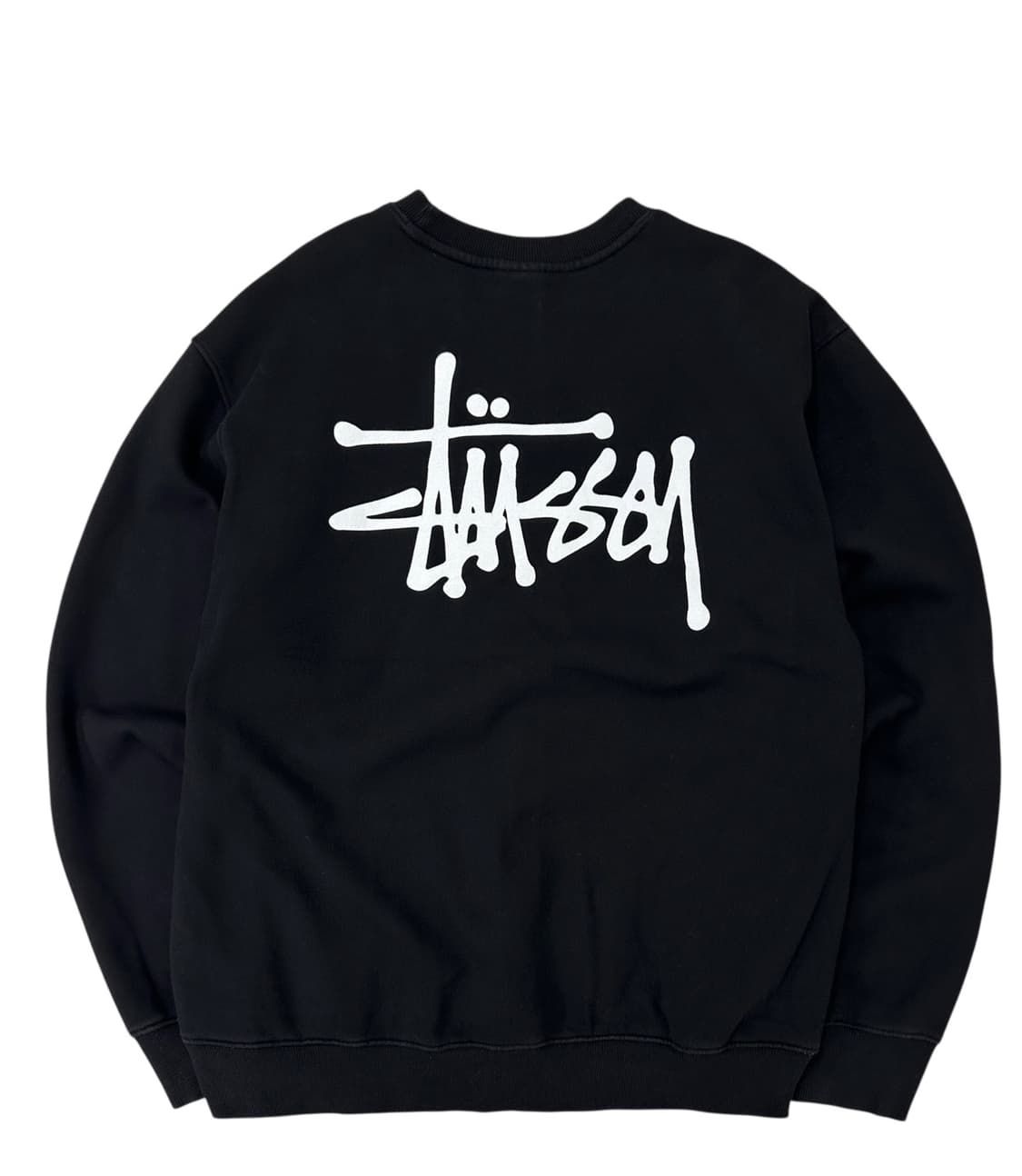 Stussy 스투시 빅로고 맨투맨 스웻셔츠 블랙 (L) 상품이미지7