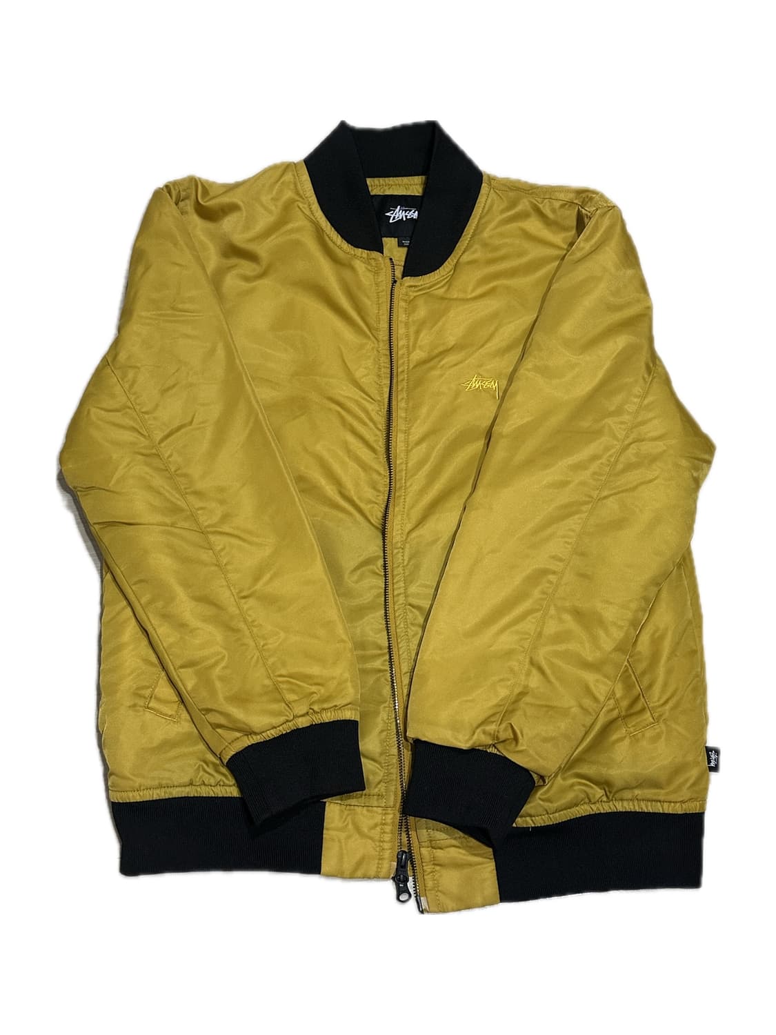 Stussy 스투시 ma-1 블루종 옐로 자켓 상품이미지1