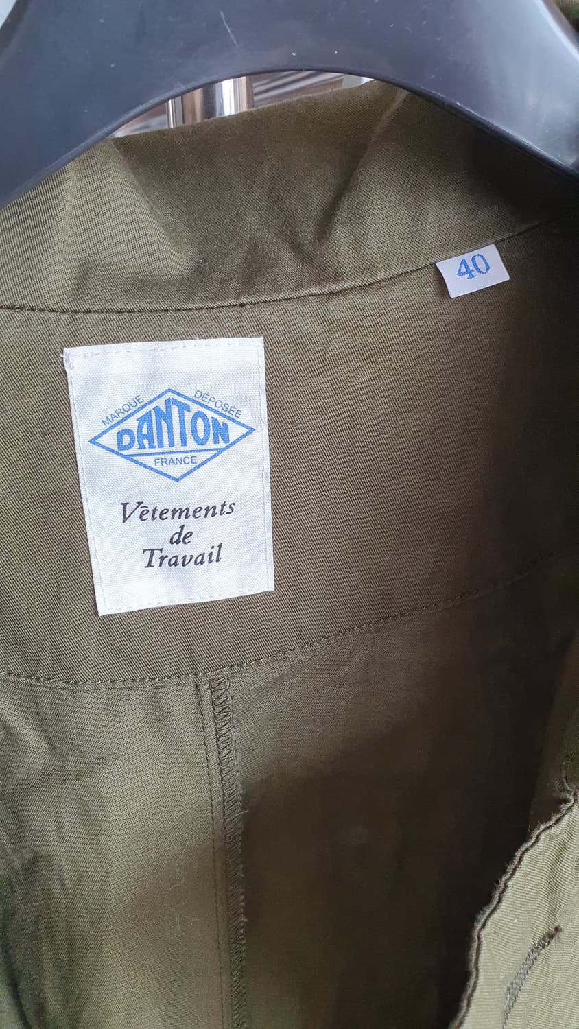 단톤 올리브 발마칸 코트 40 상품이미지3