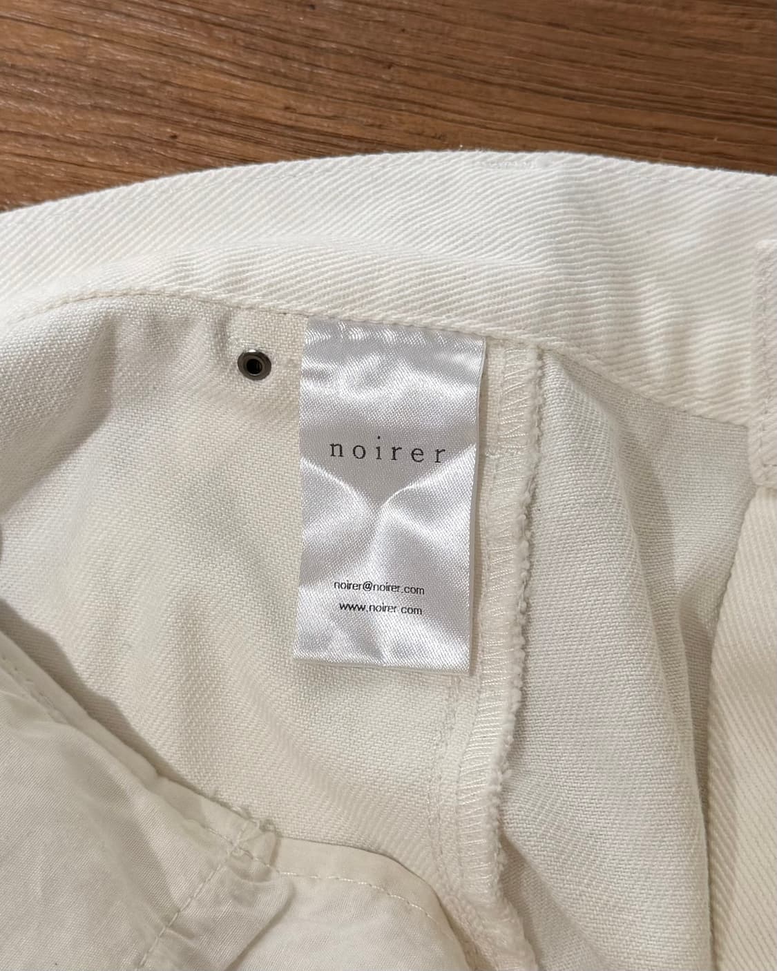 노이어 화이트 와이드팬츠 상품이미지8