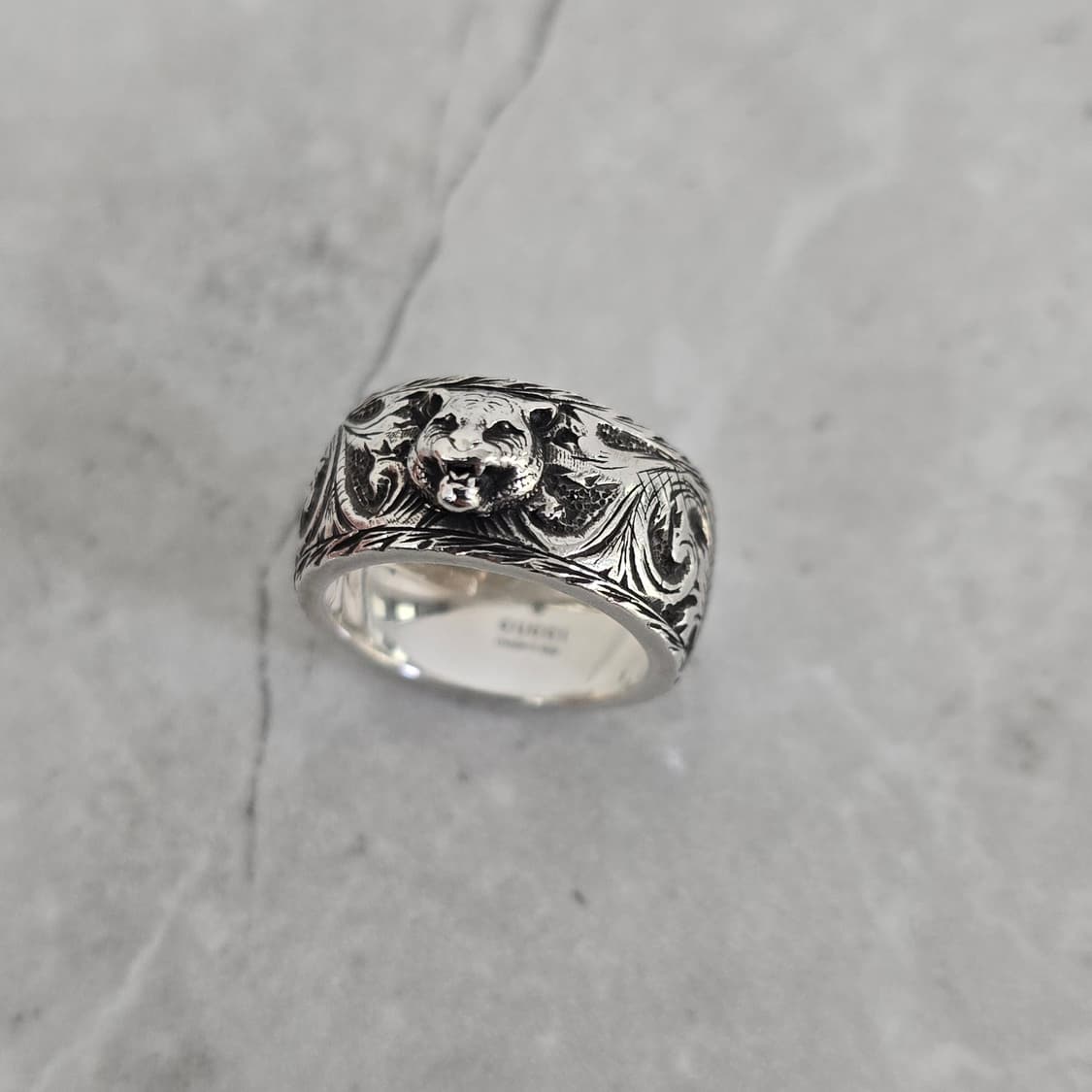 구찌 펠린 헤드 반지 링 13호 판매 상품이미지2