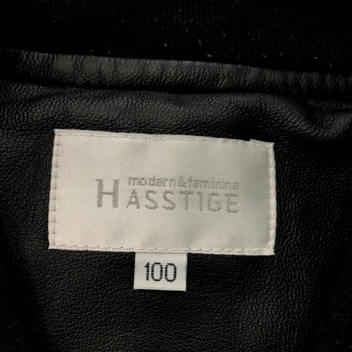 Hasstige 빈티지 양가죽 봄버 블루종 레더 가죽 자켓 상품이미지5