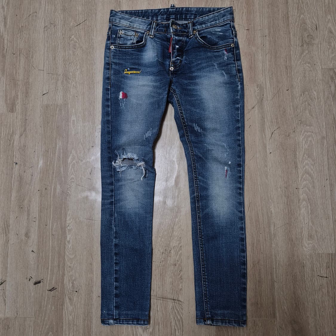디스퀘어드2 여성 데미지 데님 청바지 찢청 (36) 상품이미지1