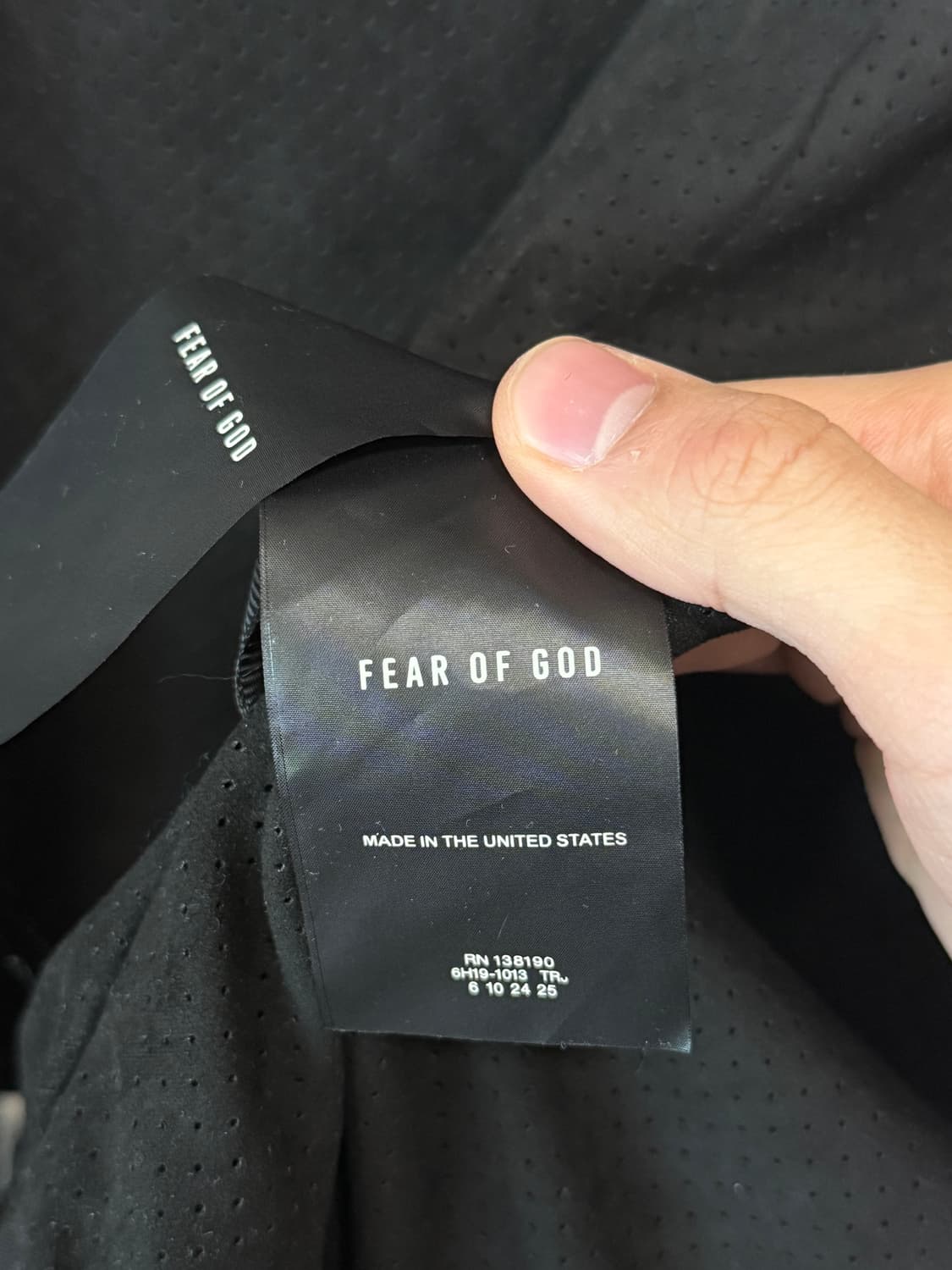Fear of God 6th Collection 나일론 후드 풀집업 자켓 상품이미지5