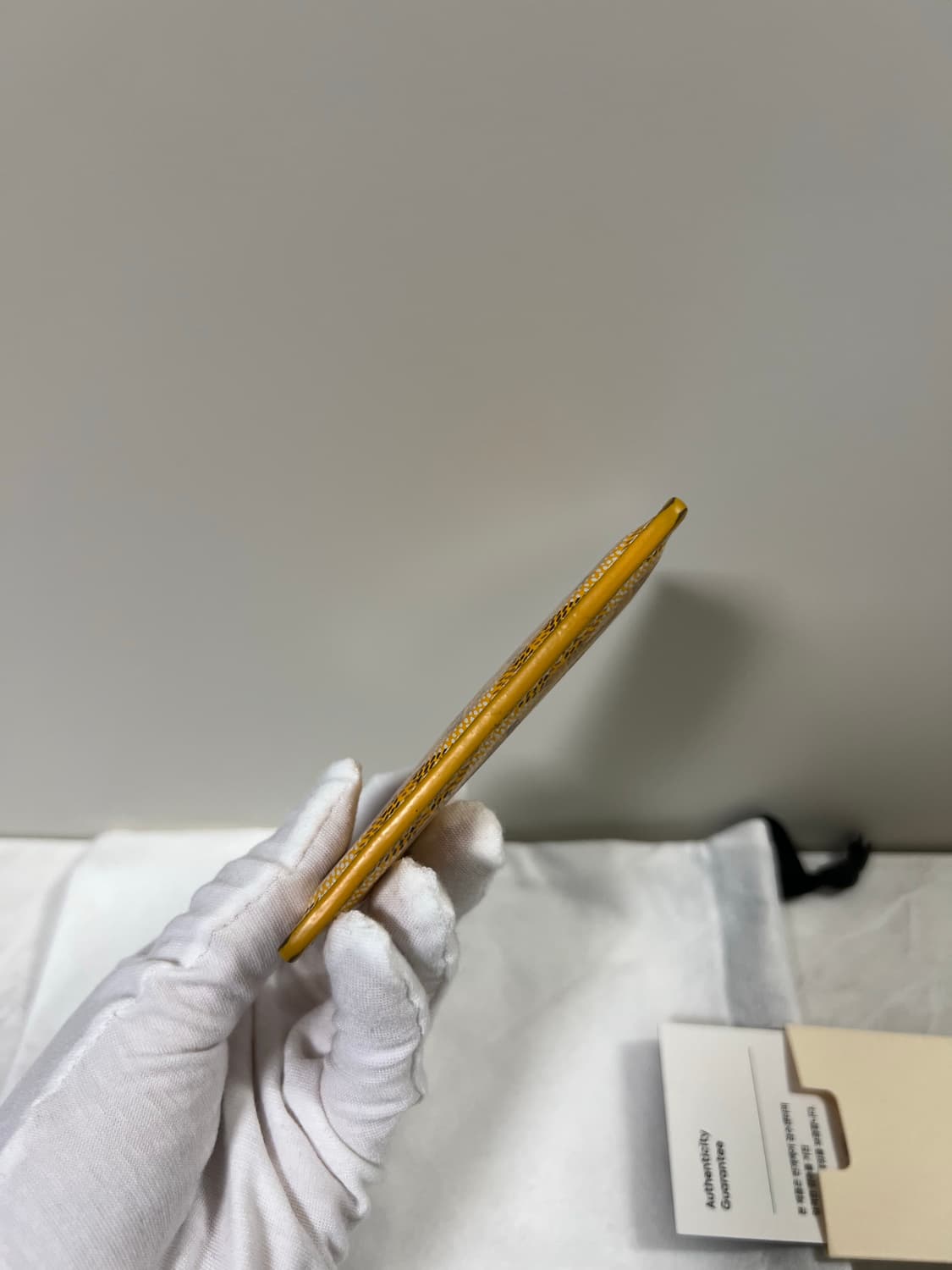 고야드 생쉴피스 카드지갑 옐로우 상품이미지4