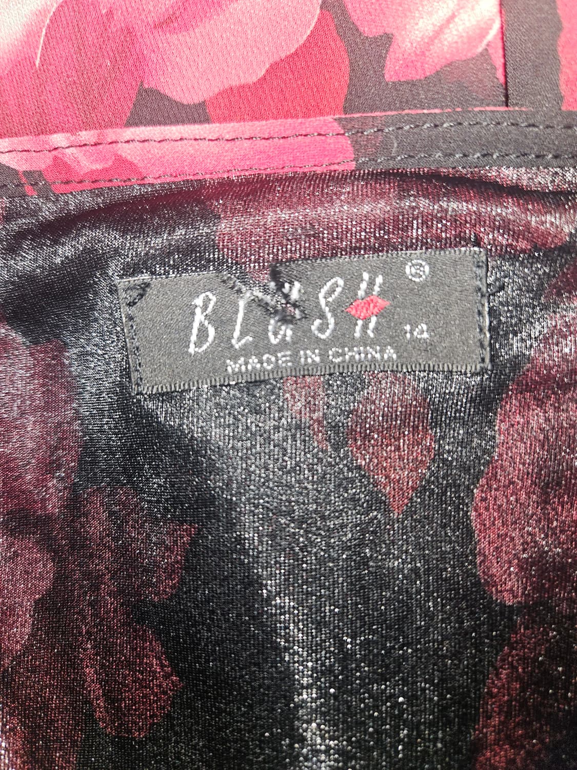 빈티지 히메 로즈쉐이드 쉬폰 드레스 상품이미지3