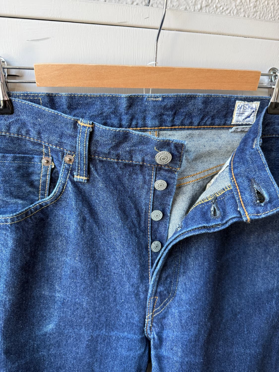 오어슬로우 105 셀비지 데님 3(-34in) 상품이미지6