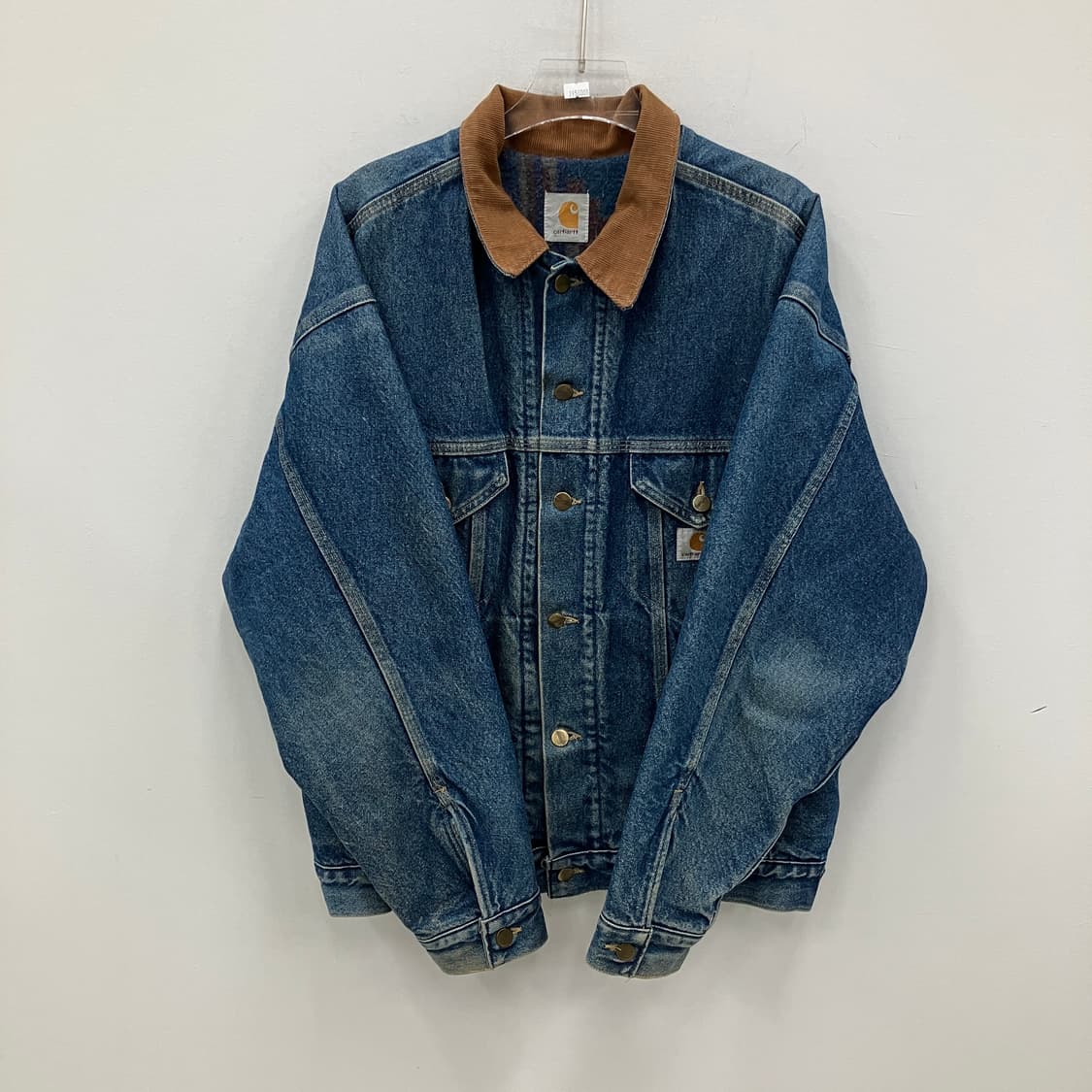 90's 칼하트 아즈텍 데님 트러커 자켓  상품이미지1