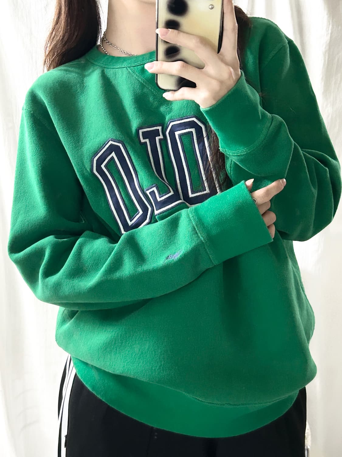 폴로 빅로고 딥그린 맨투맨 상품이미지1