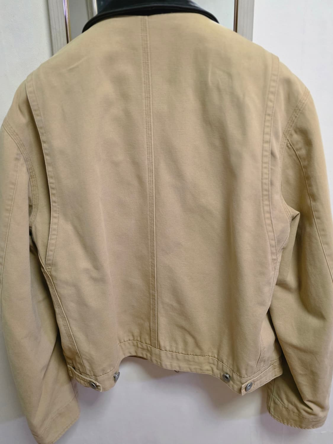 토니 레더카라 가먼트 워시드 워크자켓 베이지 상품이미지2