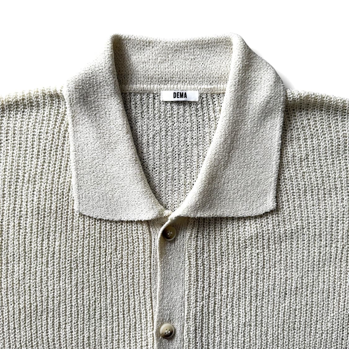 DEMA Knit Collar Half Cardigan 상품이미지3