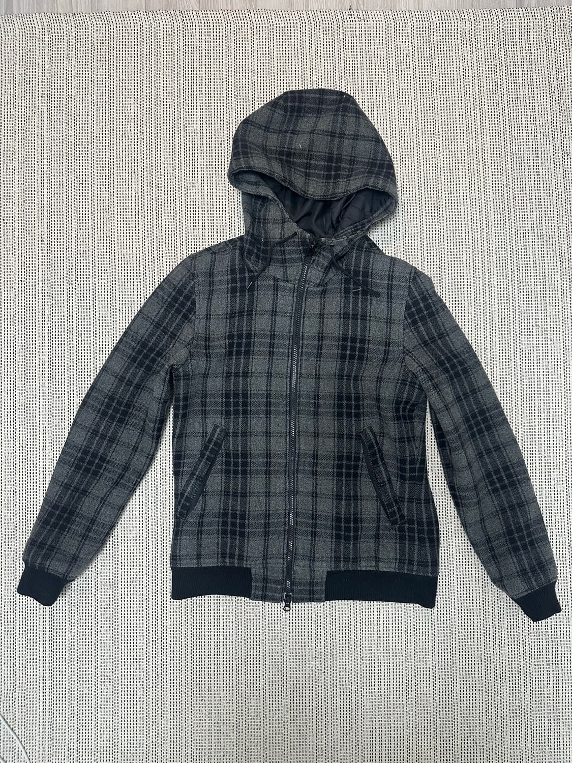 HARE 울 후드집업 상품이미지1