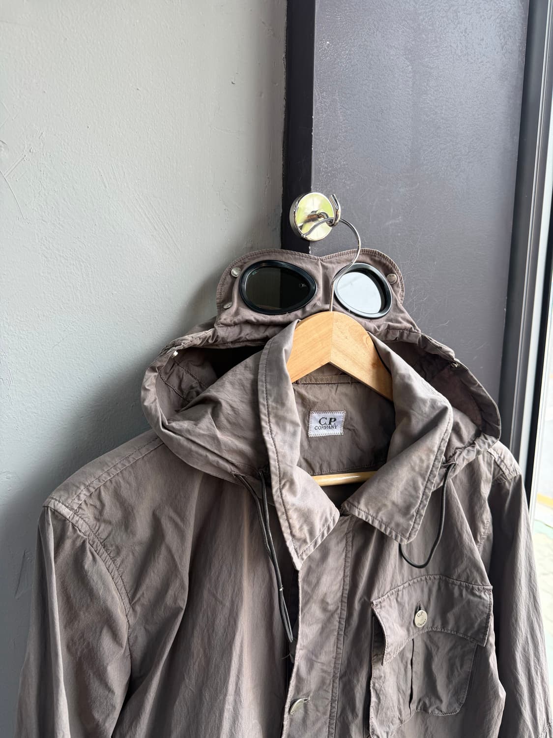 .100~105/ CP컴퍼니 00AW 렌즈 고글 나일론 쉘 자켓 상품이미지3