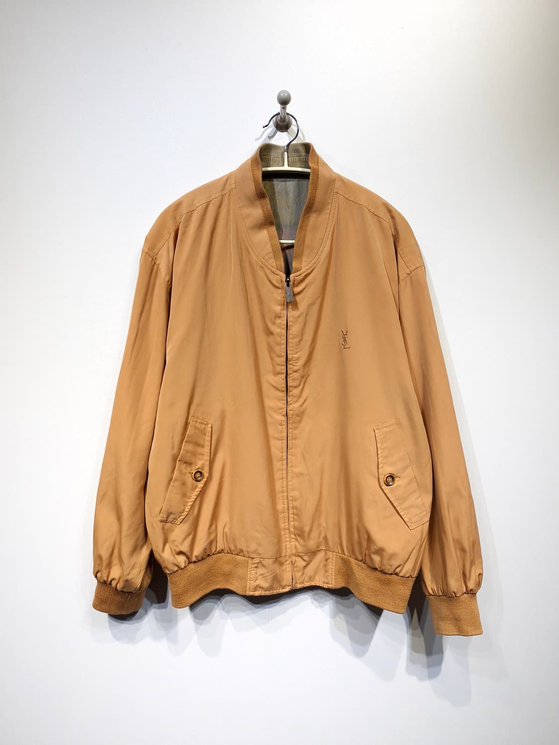 YSL 입생로랑 뿌르 옴므 90's 리버시블 패턴 봄버 자켓 상품이미지3
