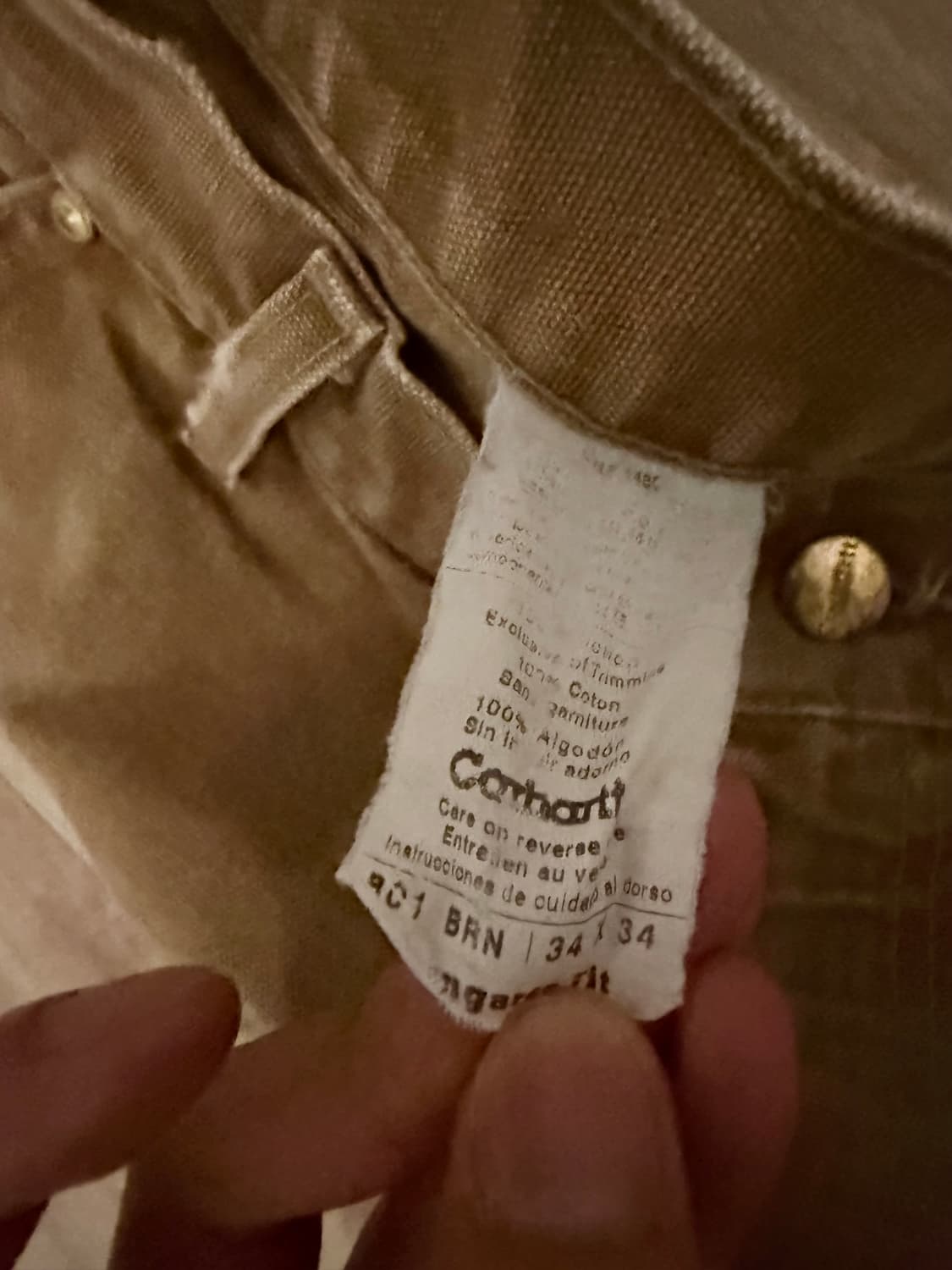 칼하트 더블니 B01 34/34 상품이미지4