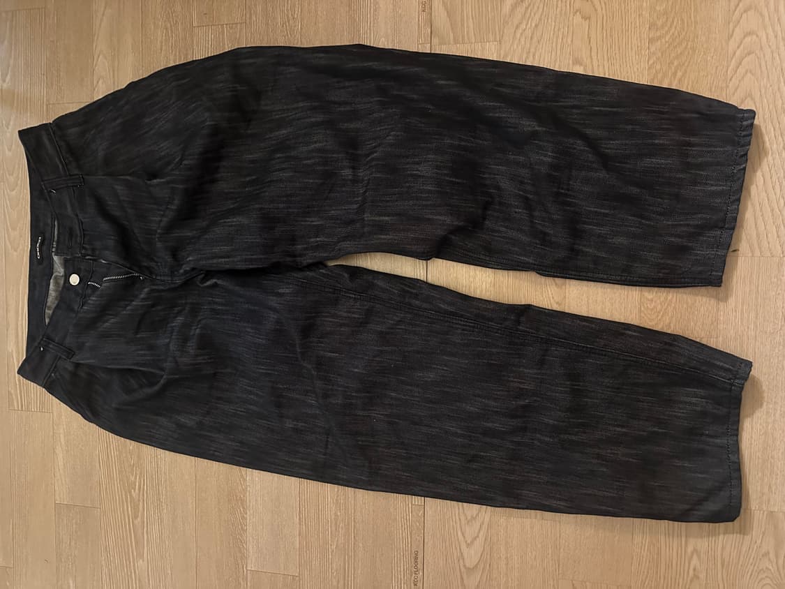 오더아카이브 핀턱 와이드 데님 팬츠 상품이미지2