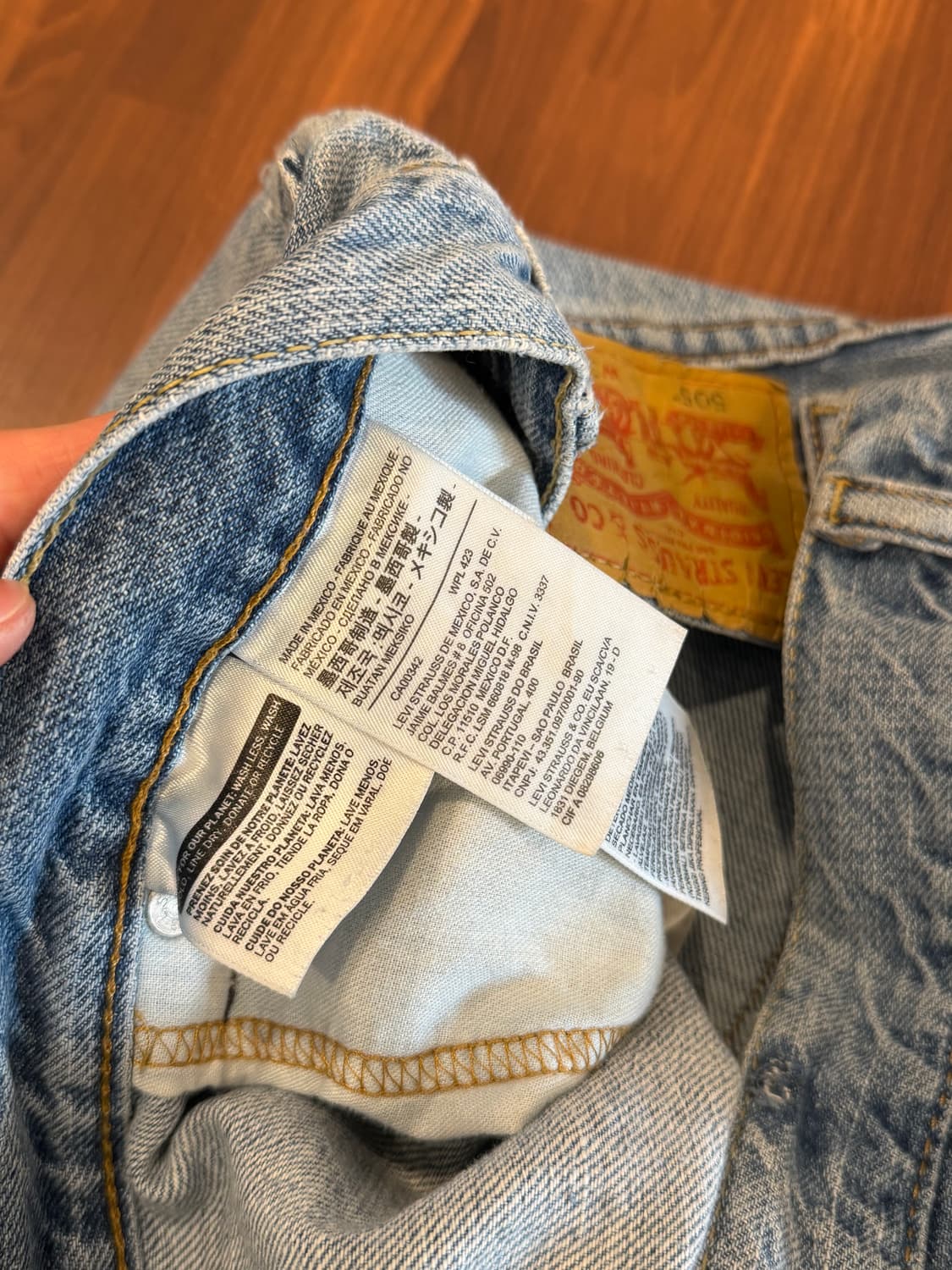 Levis 리바이스 505 데님 쇼츠 (39inch) 상품이미지10