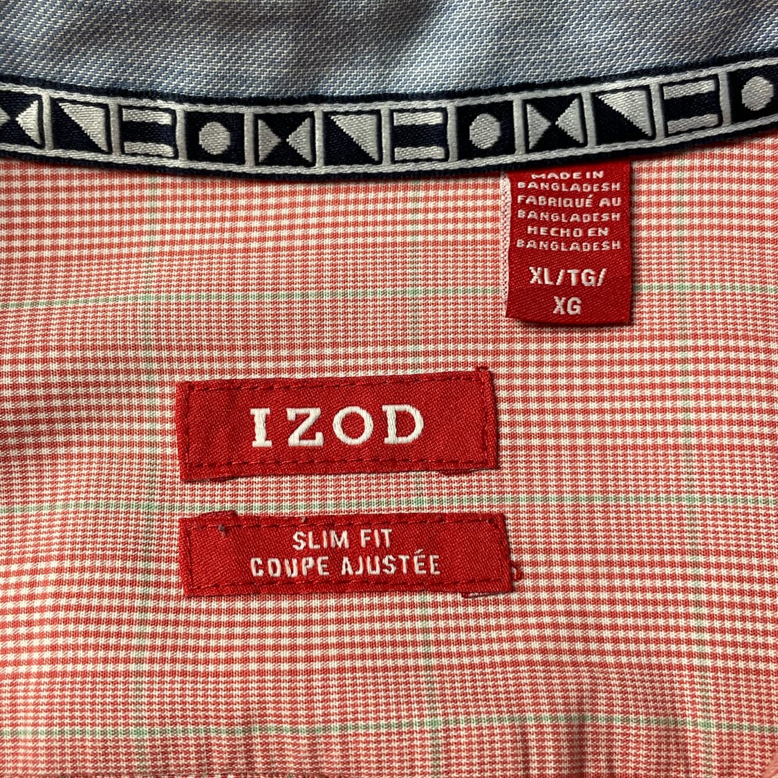 IZOD 아이자드 빈티지 다운버튼 체크셔츠 A00552 상품이미지10