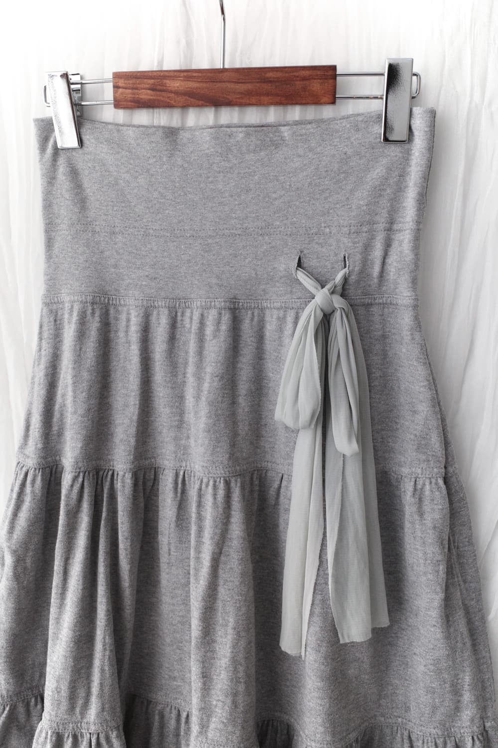 shirring ribbon skirt  상품이미지3