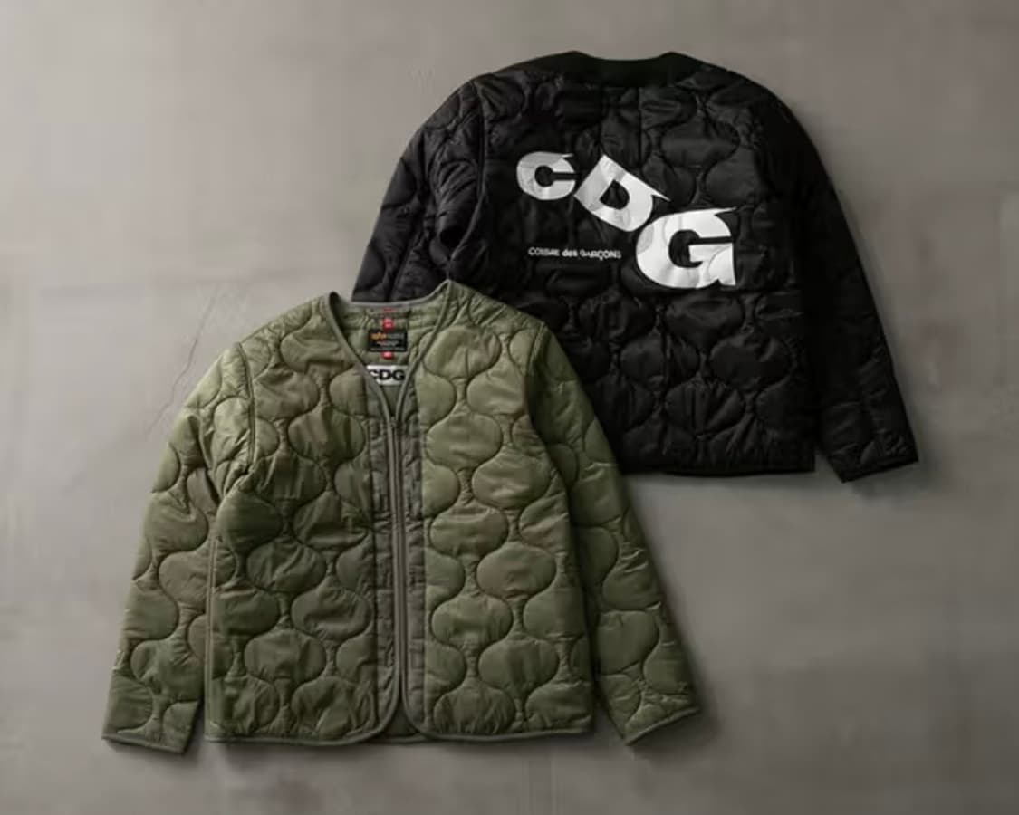 CDG x 알파 라이너 자켓 올리브 상품이미지3