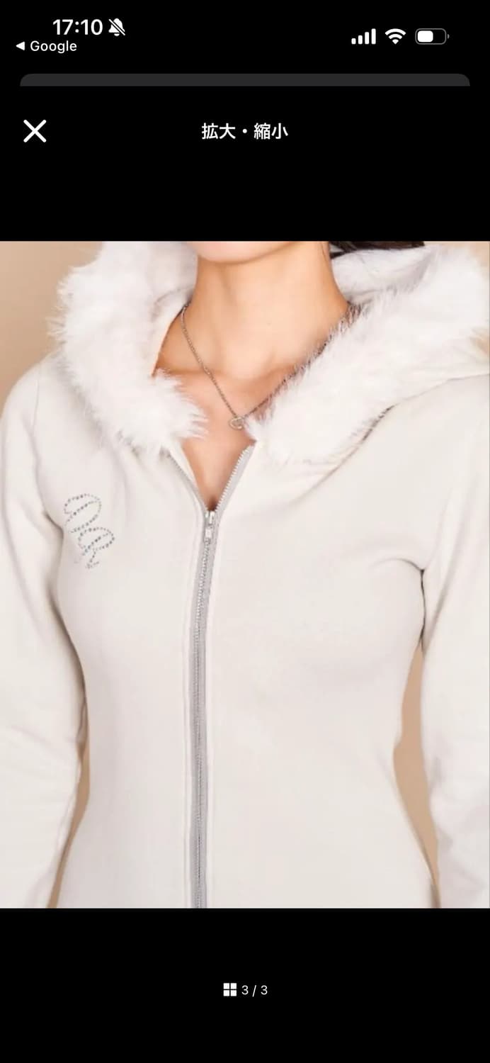 Darich 다리치 퍼 후드 미니원피스 일본브랜드 스나계 스나이델 갸루 상품이미지4