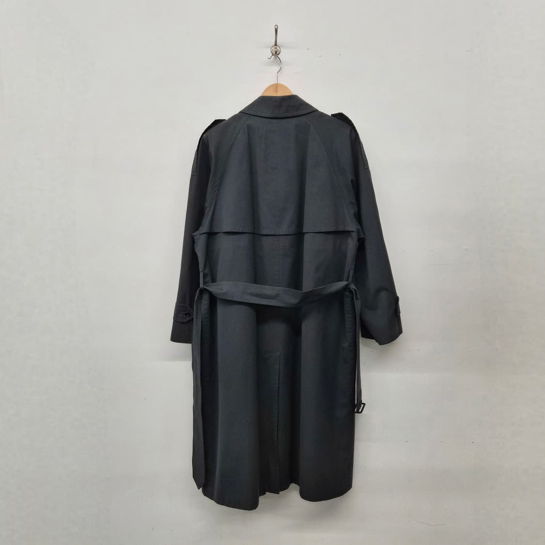 버버리 블랙 롱 트렌치코트 남녀공용 L 상품이미지9