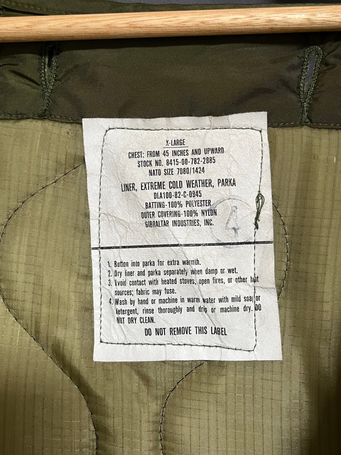 M65 피쉬테일 파카 오리지널 개파카 XL 민트급 상품이미지8