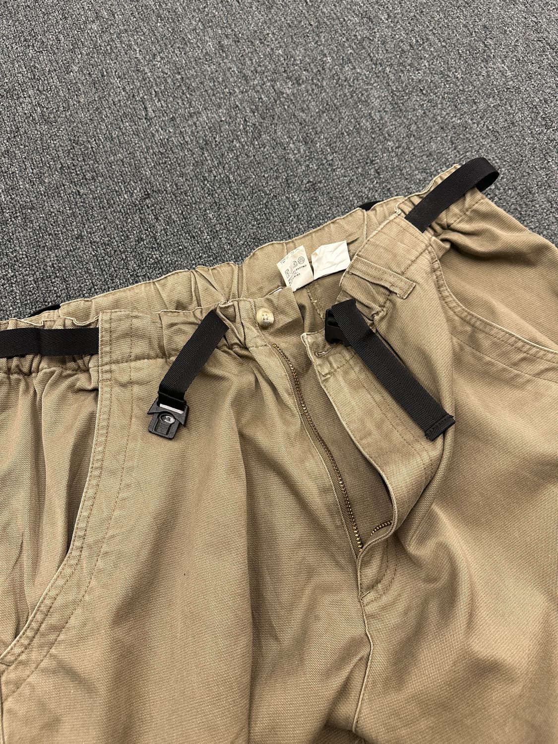 XL) 콜롬비아 베이지 더블니 코튼팬츠 상품이미지2