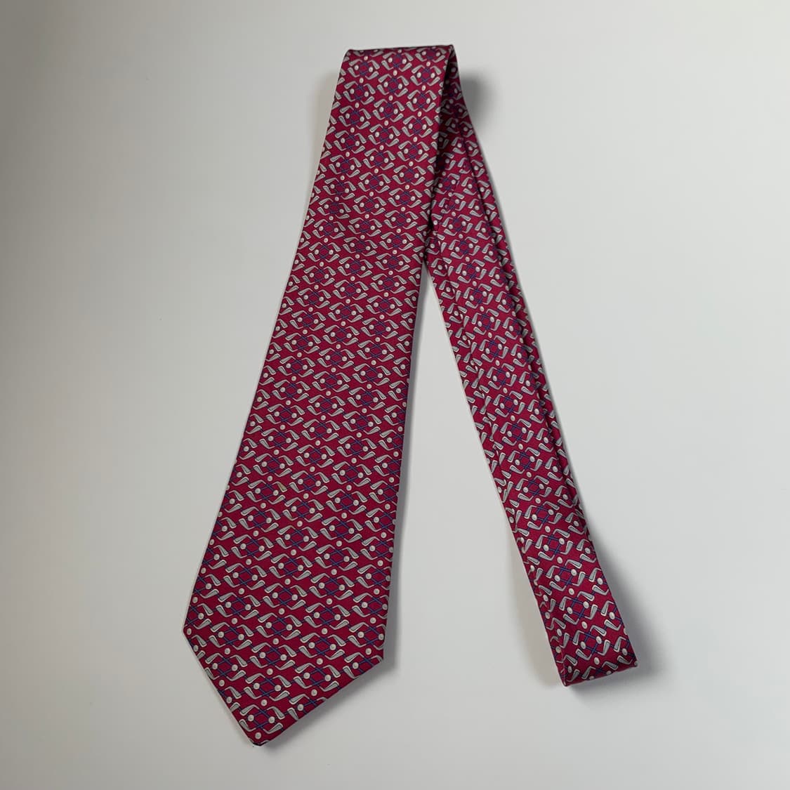 에르메스(HERMES) 명품 프랑스 100실크 결혼식넥타이 A등급 상품이미지8