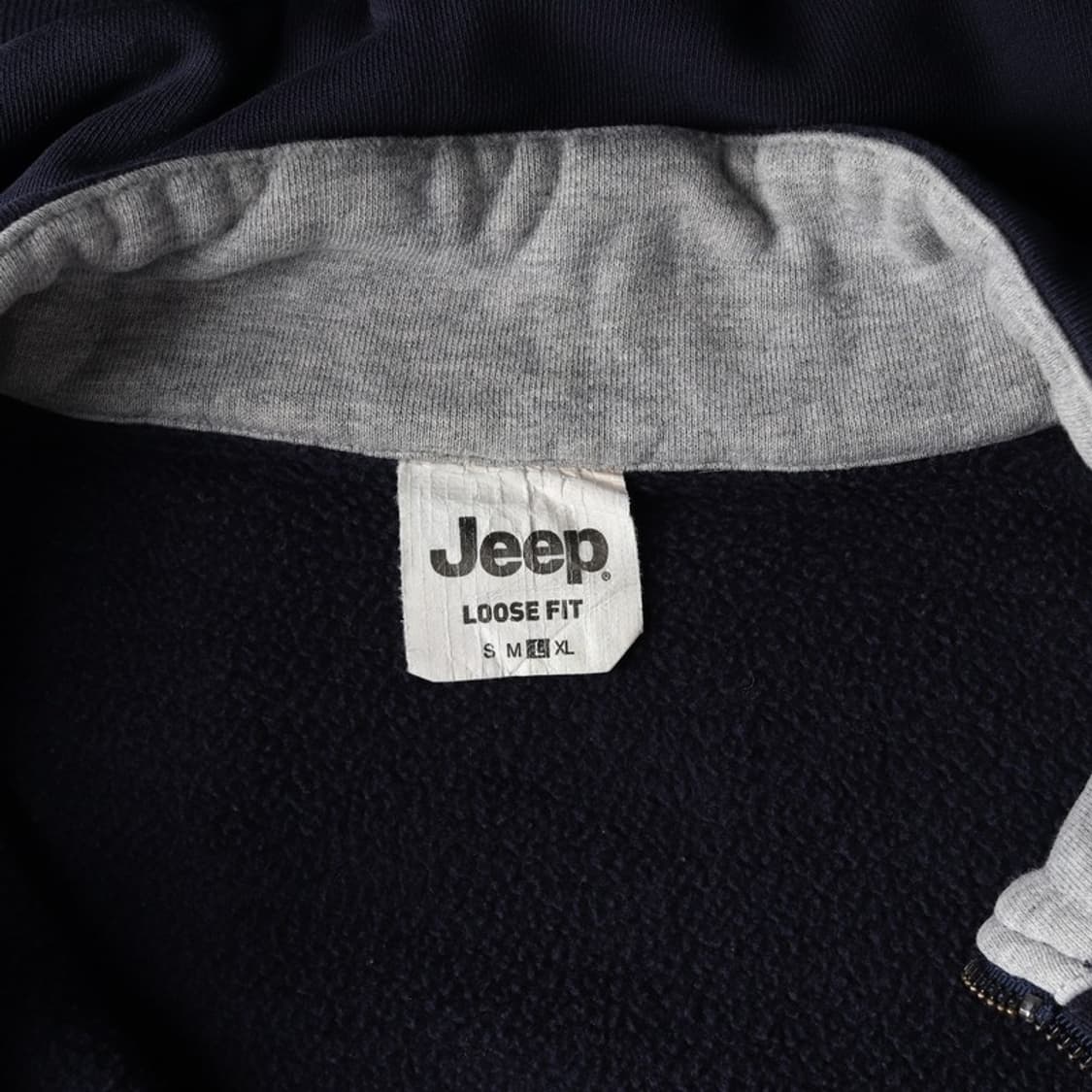 Jeep 반집업 맨투맨 L 상품이미지5