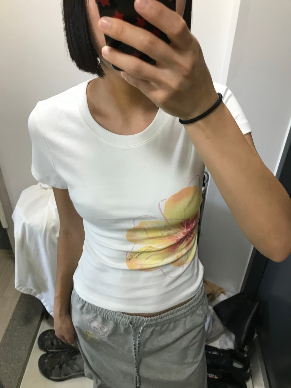 빈티지 꽃 프린팅 반팔티 상품이미지6