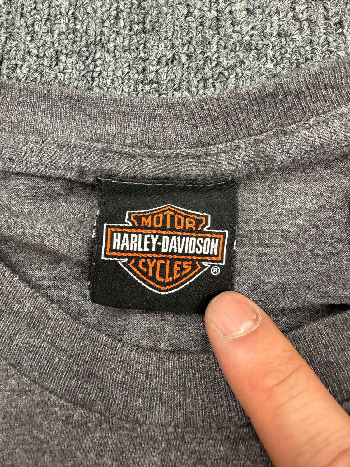 OS)할리데이비슨 빈티지 프린팅 Billerica 반팔 상품이미지4