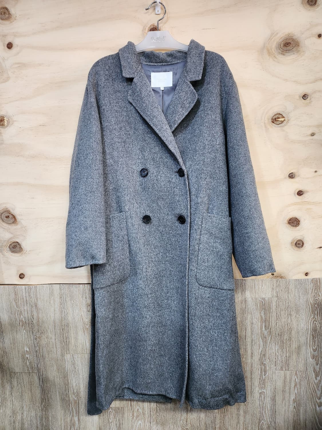 447) 퓨어다 울100 롱코트 상품이미지1