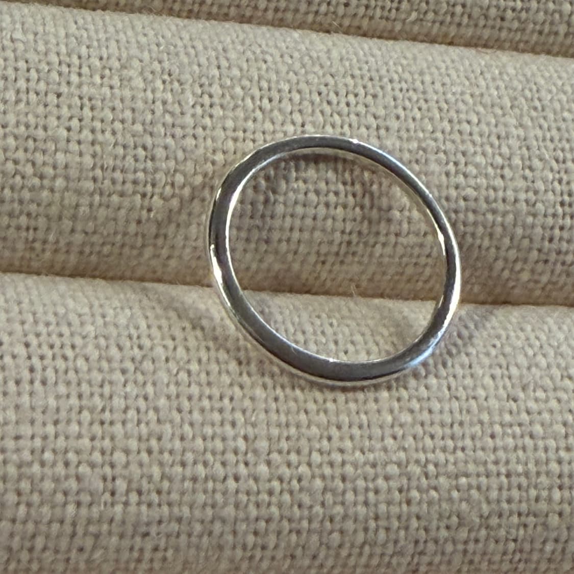 새상품 여성 신주 은도금 래이어드 무지 반지 상품이미지2