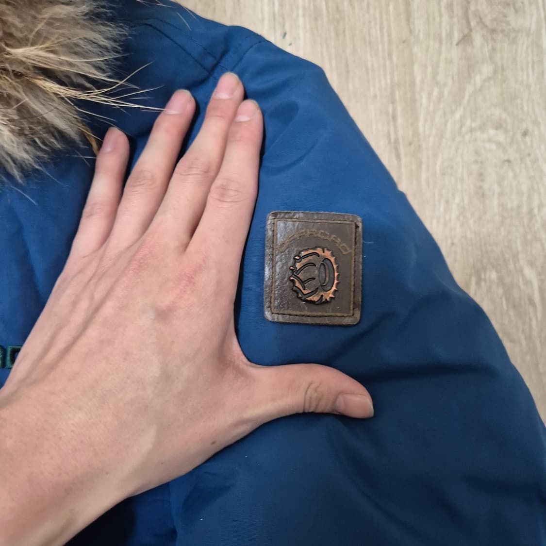 오프로드 덕다운 라쿤퍼후드 패딩 점퍼 상품이미지5