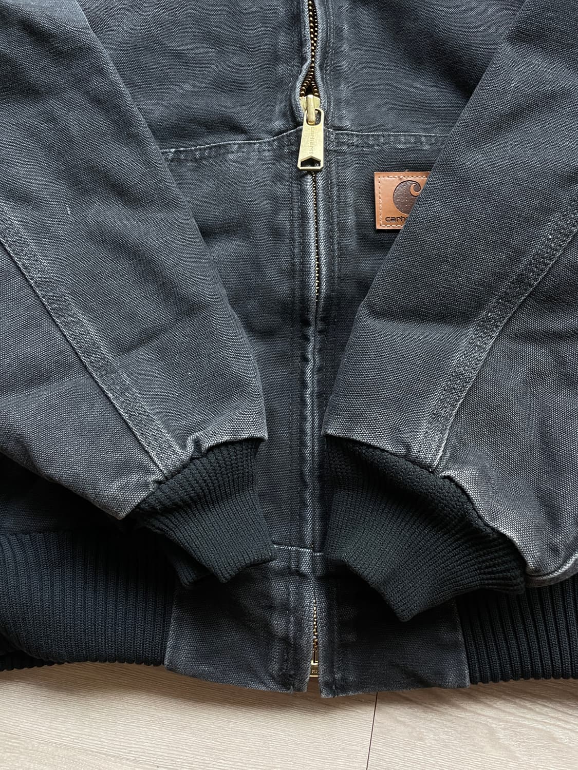 칼하트 j130 BLK 블랙 액티브 자켓 샌드스톤 carhartt 상품이미지5