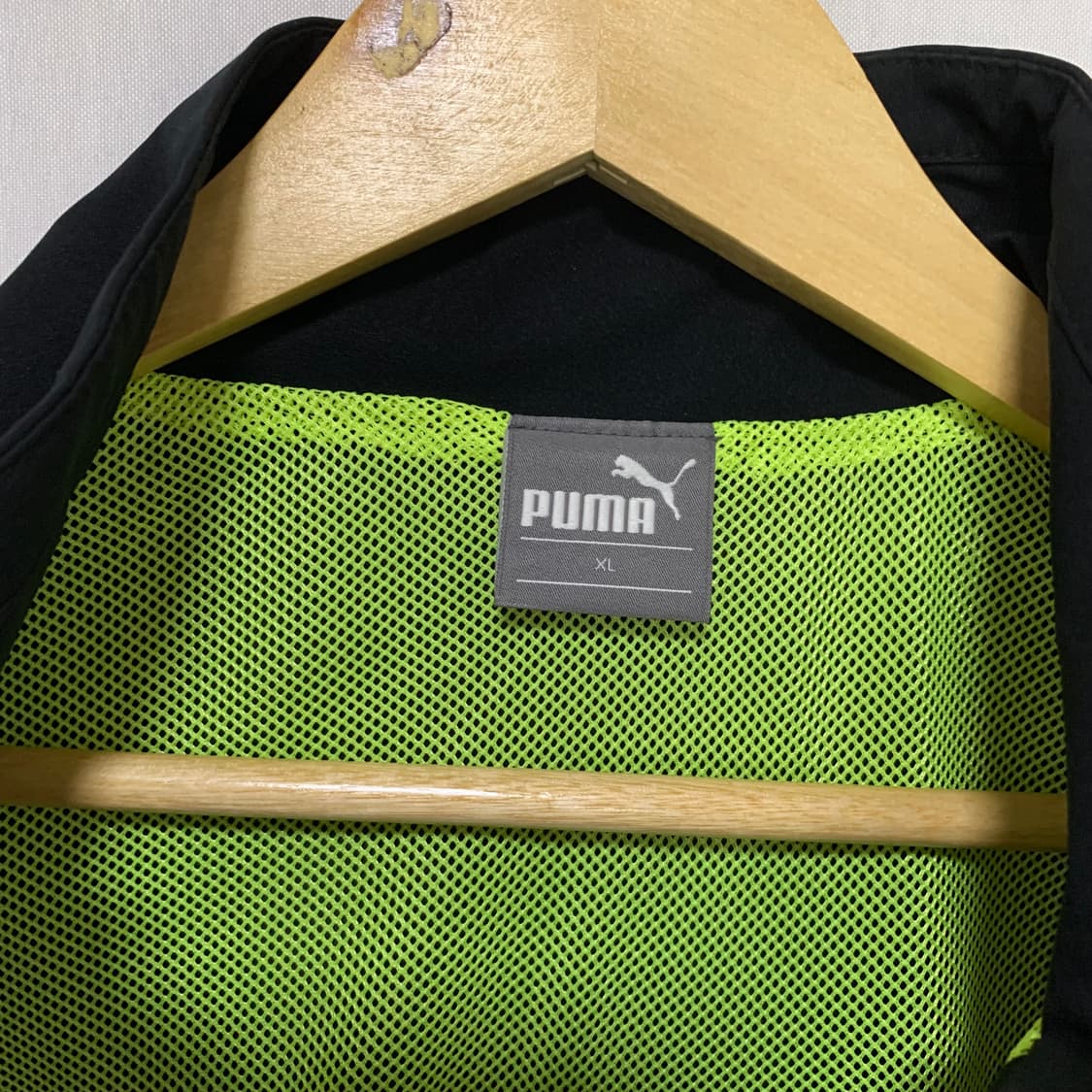 푸마 퓨마 블랙 바람막이 자켓 빈티지 스포츠웨어 XL 상품이미지3