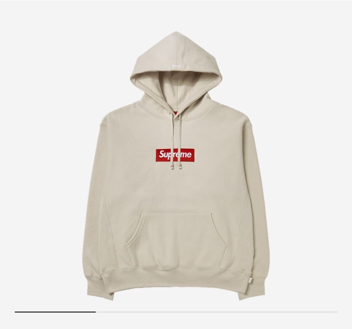[새상품] 슈프림 박스로고 후드 스톤 24fw XXL 상품이미지1
