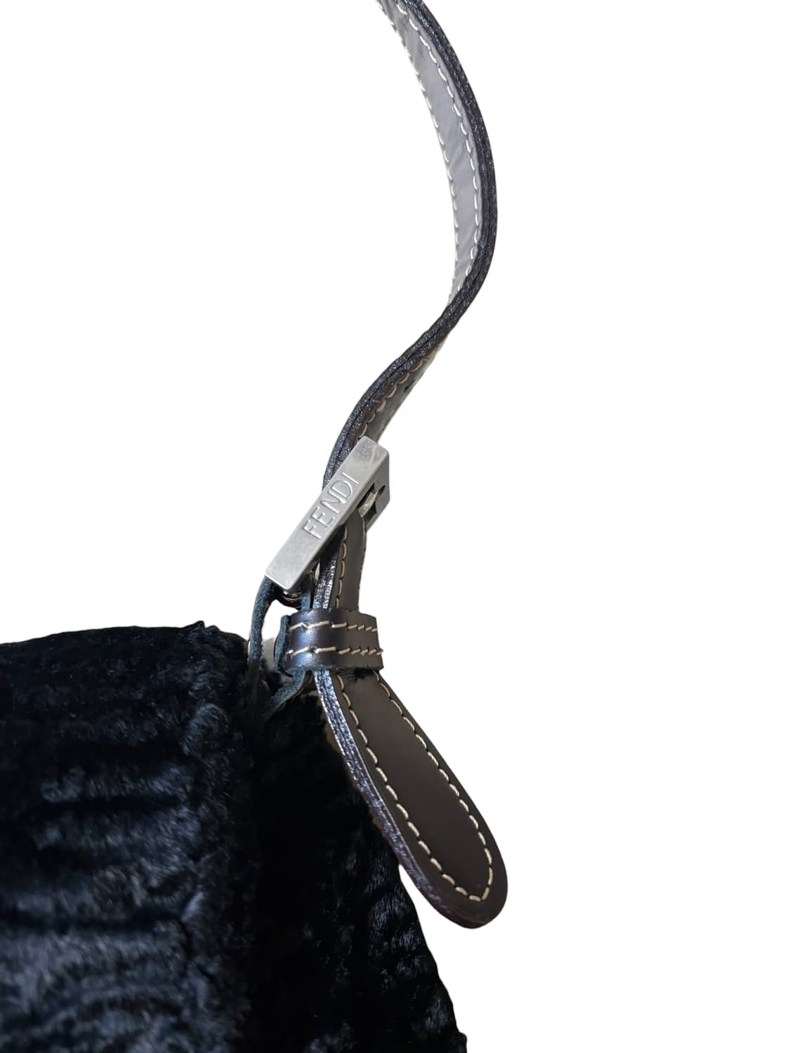 Fendi  s.a.s Faux Fur Baguette Bag 상품이미지4