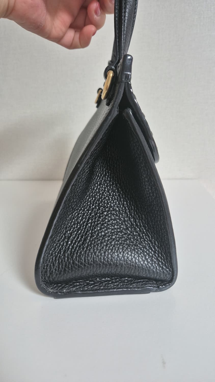 구찌 GC 마몽 탑핸들 스몰 블랙 가방 421890 상품이미지4