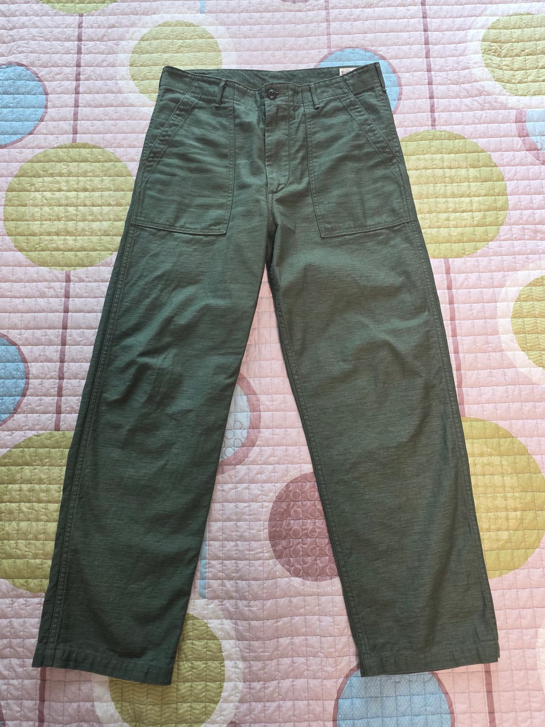 오어슬로우 US Army 퍼티그 레귤러핏 지퍼플라이 4사이즈(34) 상품이미지1