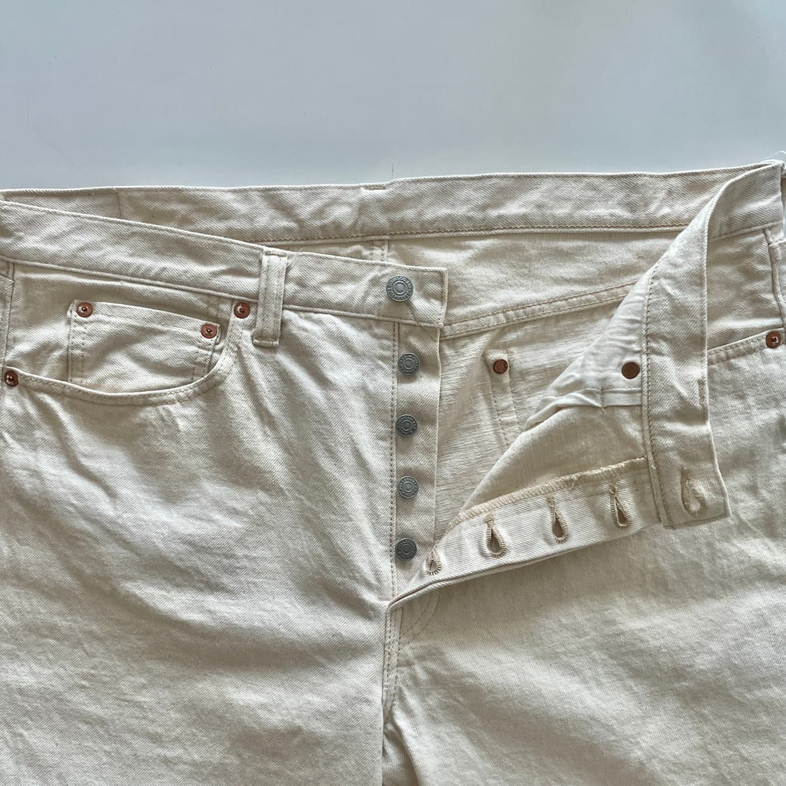 Fullcount 1108 Ecru Selvedge Denim Pants 상품이미지3