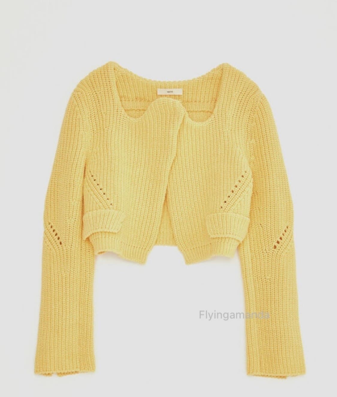 렉토 물결 가디건 S 상품이미지3