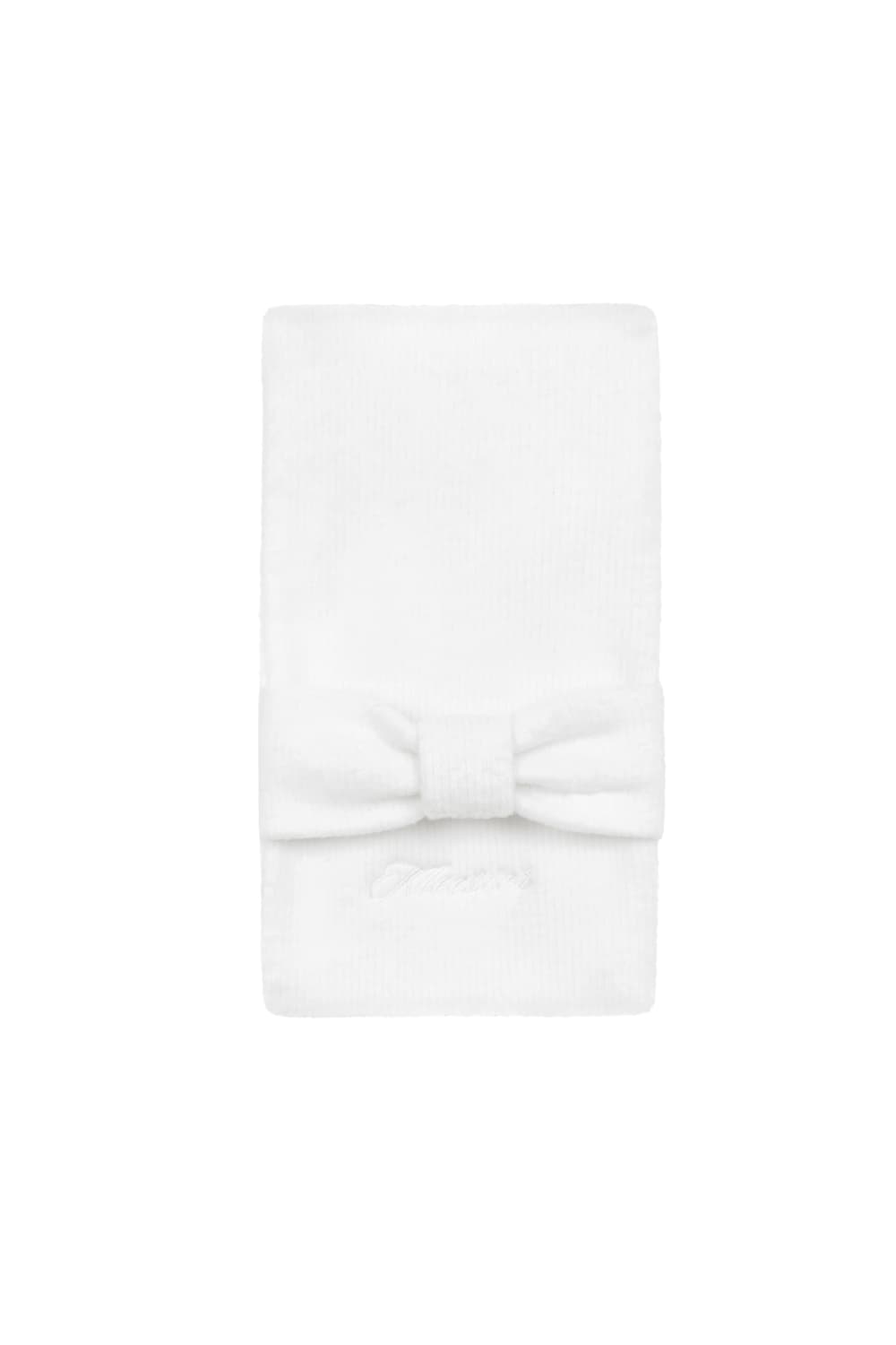 클리시어 베이비 리본 머플러/화이트/새상품 택O/무료배송 상품이미지4