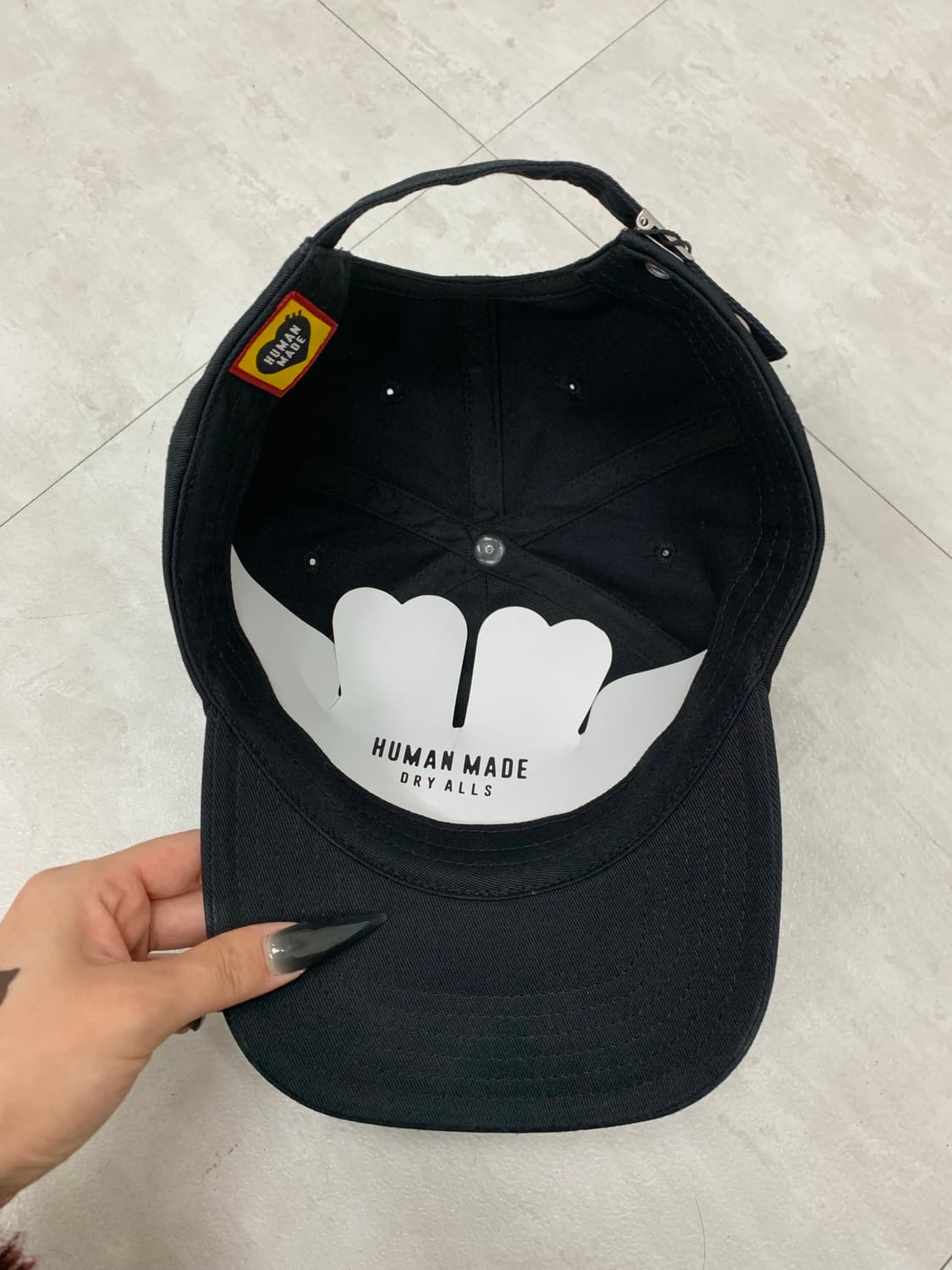 휴먼메이드 블랙 레터링 디테일 볼캡 #297 상품이미지7