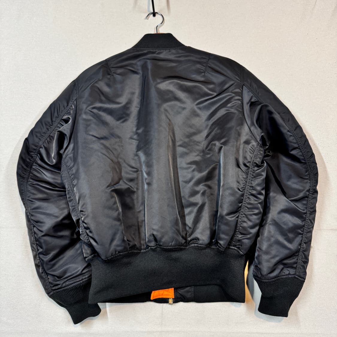 M) 알파인더스트리 MA-1 마원 항공점퍼 블랙 레귤러핏 상품이미지5