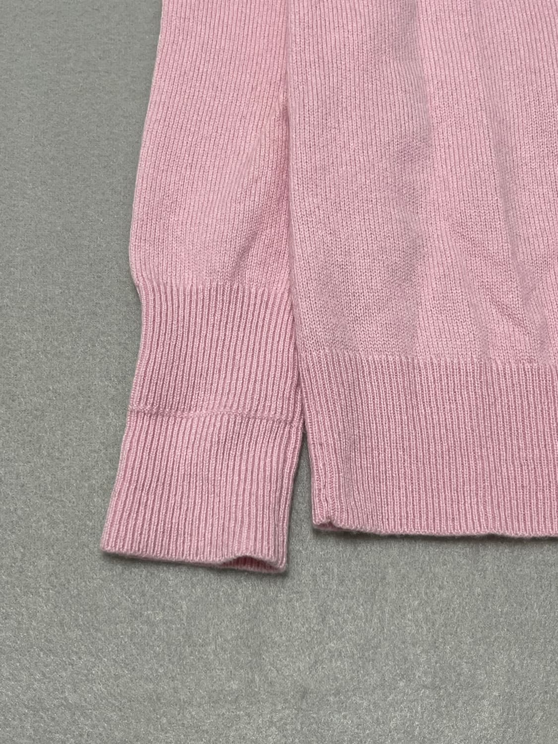 핑크색 캐시미어100 니트 상품이미지3