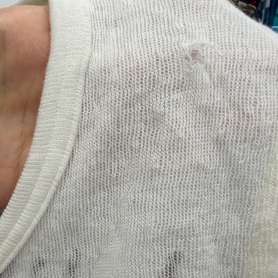 Printing white sleeveless 상품이미지7