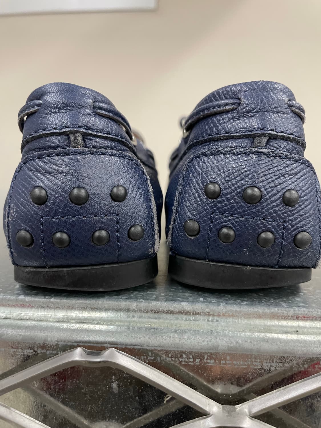 토즈 고미노 레더 드라이빙 슈즈 블루 37 상품이미지9